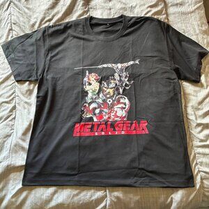 Metal Gear Solid Graphic T Shirt Anime Video Games - Size XXL New